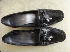 Black Patent Leather Moccasin
