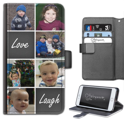 Personalised leather phone - personalised,