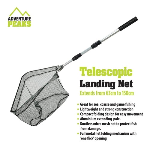 Landing net telescopic - landing, folding