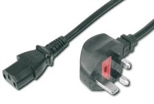 1M UK MAINS CABLE - UK MAINS