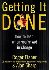 Getting it Done by Fisher, Roger Paperback Book The Cheap Fast Free Post