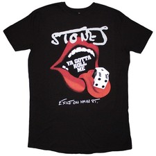 Ladies Rolling Stones Ya Gotta Roll Dress Fit Official Tee T-Shirt Womens