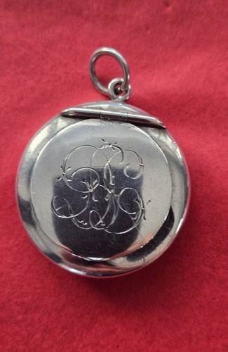 Antique solid silver - solid, compact