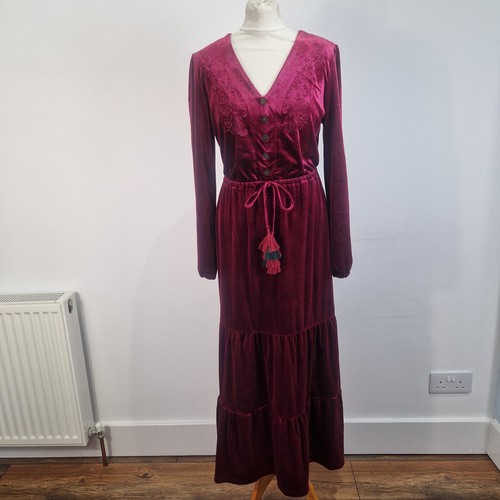Joe browns red tiered - tiered, velvet