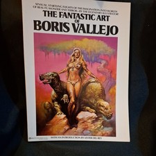 The Fantastic Art of Boris Vallejo , Softcover 1978 First Edition