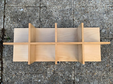 IKEA CD inserts for Billy bookcase in beech veneer with spacers (6 available)