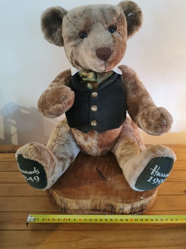 Harrods jointed teddy bear - jointed,