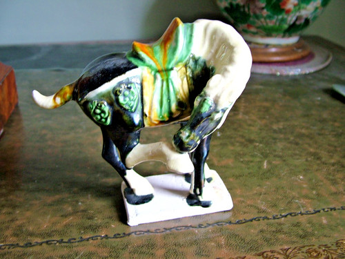 Chinese war horse - horse, glazed
