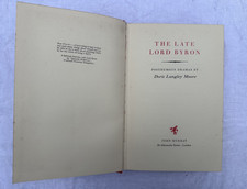 The Late Lord Byron, Doris Langley Moore (1961, Vintage Hardback Biography)