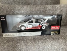 1/18 Sun star Peugeot 206 WRC Network Q  Rally GB 2002 Richard Burns 3854 - New