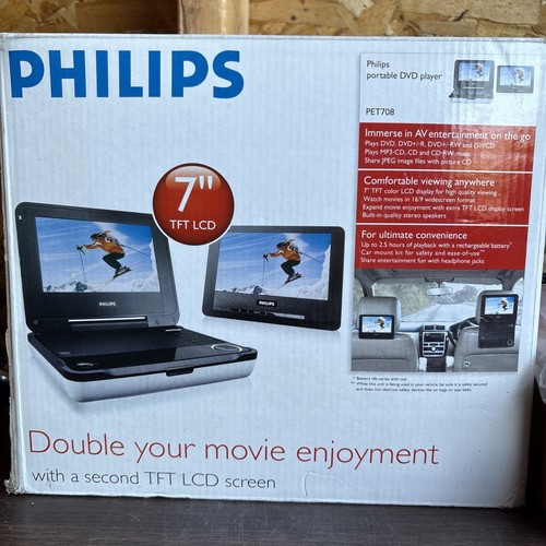 Philips pet708 lcd double - pet708,