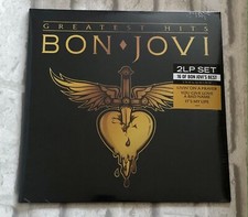 BON JOVI 'GREATEST HITS' VINYL 2 LP NEW SEALED 16 TRACKS RARE LIVIN' ON A PRAYER