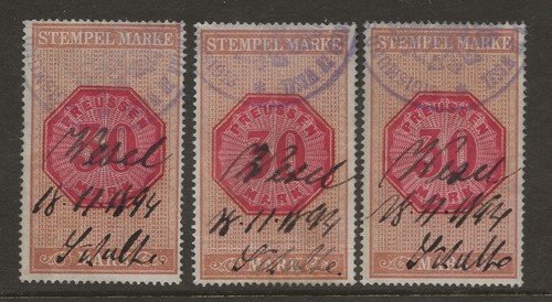 German states preussen stempel - german,