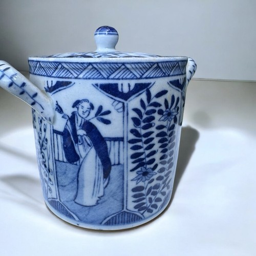 Antique dutch long eliza blue - dutch,