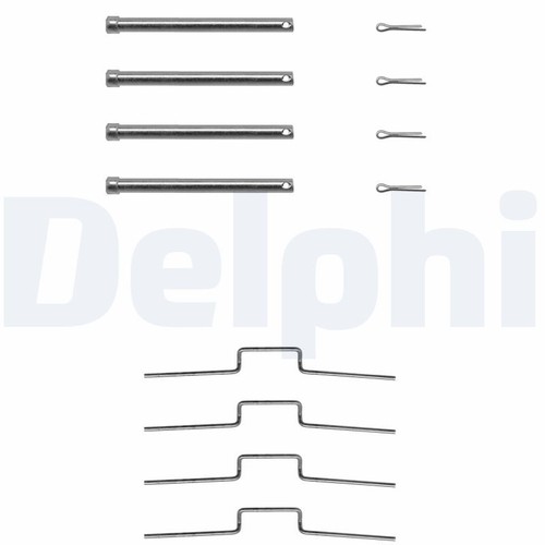 Delphi lx0165 disc brake - lx0165, pad