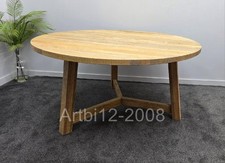 John Lewis Nkuku Indali Mango Wood Round Dining Table - Large RRP£1300 (5110)