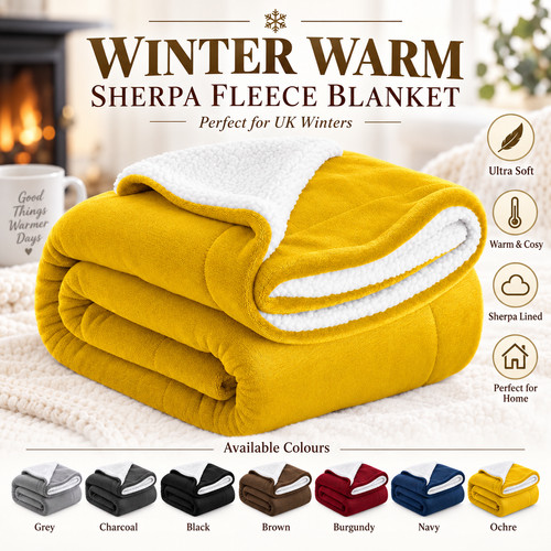 Sherpa fleece winter - winter, throw