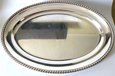 Silver Plated Oval Serving