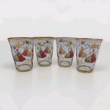 Decorated Glass Water Tumblers