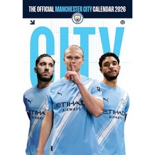 2026 Calendar Manchester City FC Month to View A3 Calendar Official Product