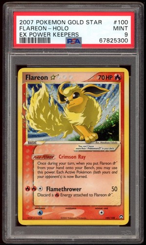 Flareon gold star - star, 100/108