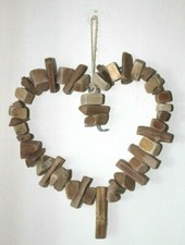 GARLAND HEART SHAPED DRIFTWOOD