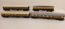 OO gauge 4x Hornby Tri-ang R332 R26 R27 GWR Coach Caledonian Clerestory (N20)