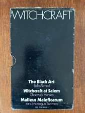 Witchcraft Trilogy - Black Art, Witchcraft at Salem, Malleus Maleficarum - RARE
