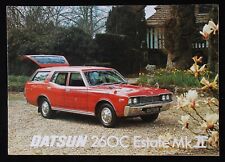 vintage Datsun 260C Estate Mk II car brochure, c.1976 (XXm.VII.76)