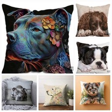 Various FILLED Decorative Dog Cushions scatter cushions dogs complete cushion