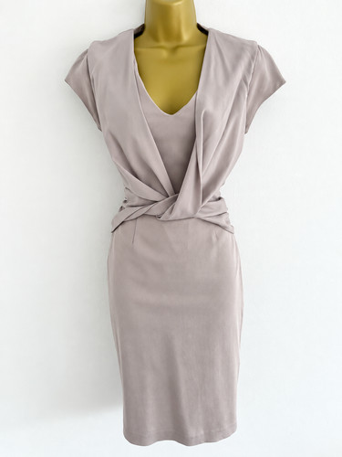 Reiss taupe ruched wrap - ruched,