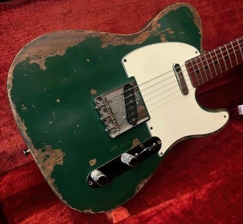 Fender mexico telecaster green - fender,
