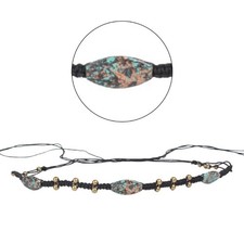 Hat Bands Beaded Adjustable