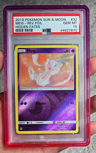 2019 pokemon mew hidden fates - hidden,
