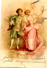 Artist Signed Vintage Postcard