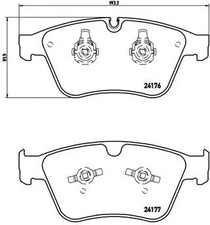 FRONT BRAKE PAD SET DISC BRAKE