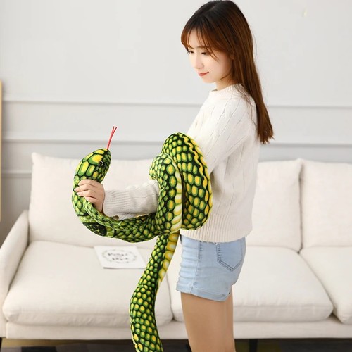 Colorful cobra plush toy - cobra,