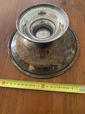 Antique silver plated hallmarked serving tray  