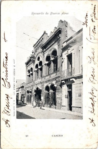 Casino street scene vintage - casino,