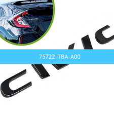 Trunk Lid Letter Gloss Black