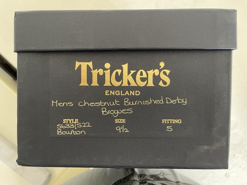 Tricker bourton derby brogue - derby,