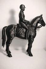 Horse Rider Jockey Figurine
