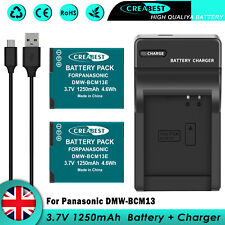 2x DMW-BCM13 Battery + Charger