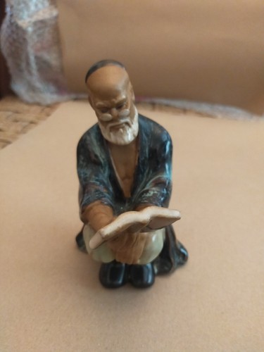 Vintage chinese clay mudman - chinese,