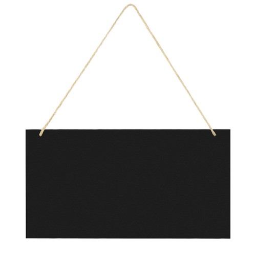 Wooden hanging chalkboard - hanging,