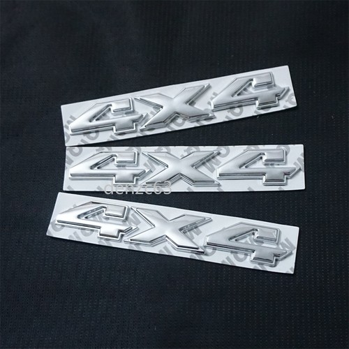 4x4 chrome new silver metal - chrome,