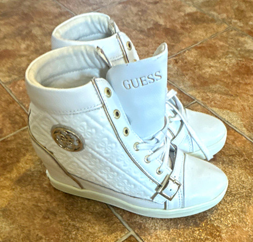 Guess white high - white, top