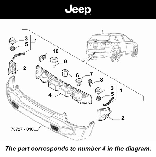 Genuine jeep bumper energy - genuine,