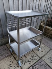 KUNGSFORSKitchen trolley, stainless steel, 60x40 cm