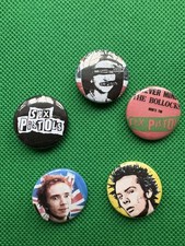 Set of 5 Badges - Sex Pistols